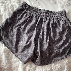 lulu lemon gray workout shorts